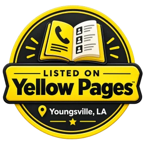 Listed on Yellow Pages, Youngsville LA
